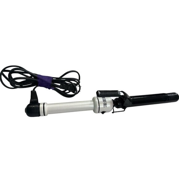 Hot Shot Tools Black Pearl 1 1/4" Ceramic Curling Iron, model S510402. - Picture 1 of 4